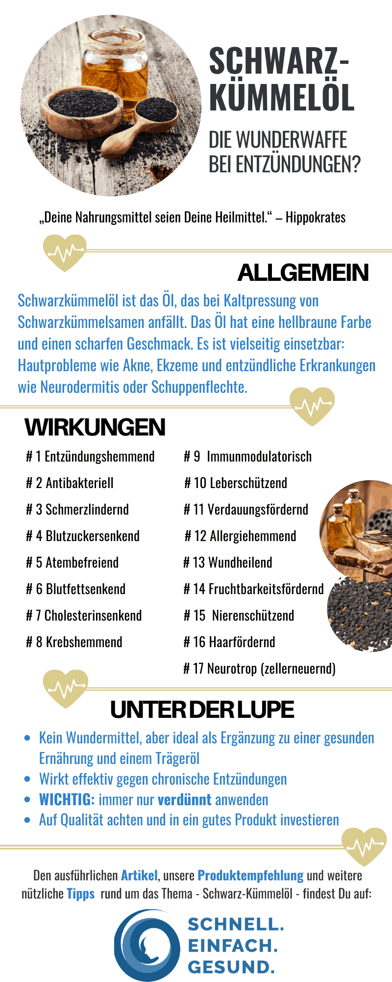 Infografik Schwarz-Kümmelöl