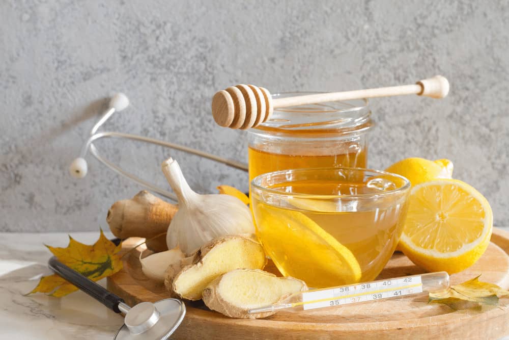 Sommergrippe behandeln mit Ingwer und Honig