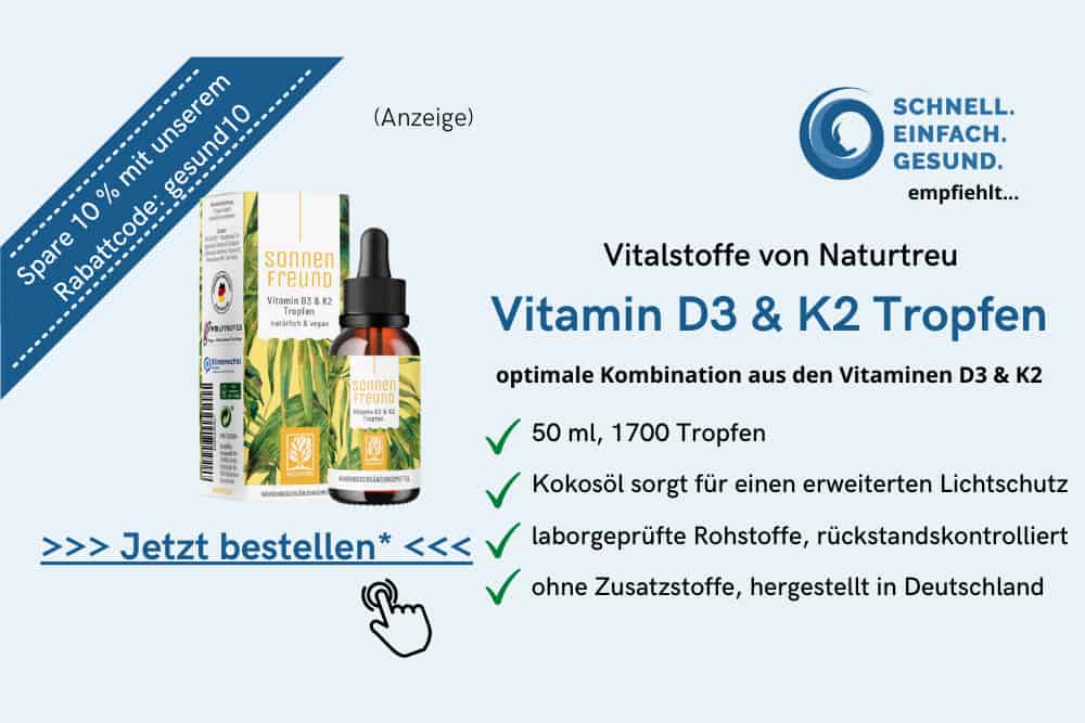 Sonnenfreund Naturtreu Vitamin D3 K2