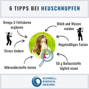 Tipps bei Heuschnupfen Infographik